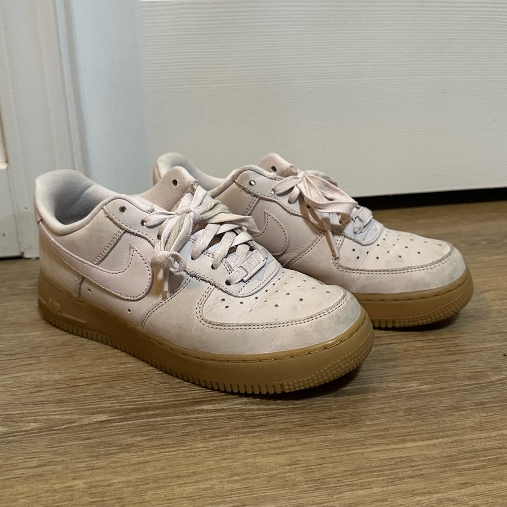 Nike White AirForce Ones Womens Size 8